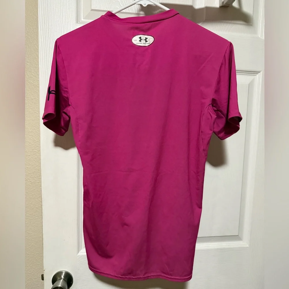 LG Pink Superman Logo Short Sleeve Tee - Picture 2 of 3